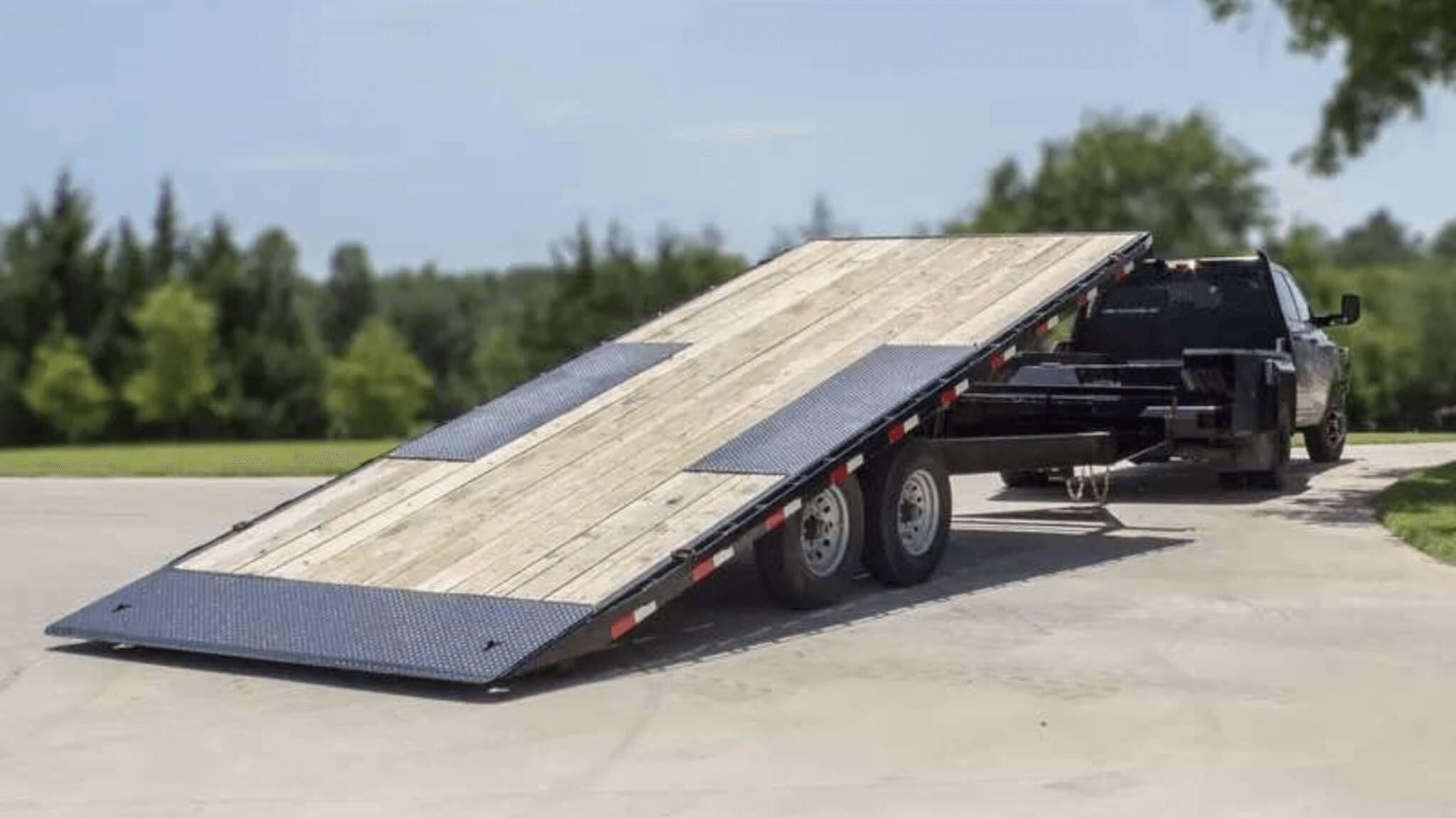 Open enclosed trailers